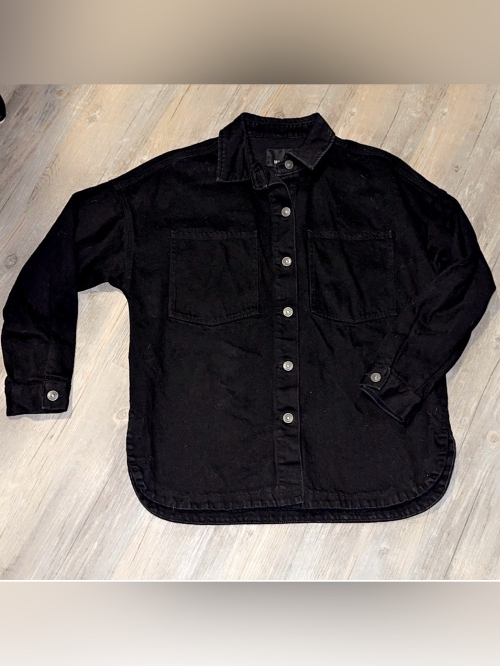 Hudson Jeans Oversized Denim Shacket